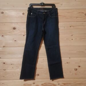 Eddie Bauer Women's Classic Fit Straight Leg Jeans - Dark Blue Size 10x30